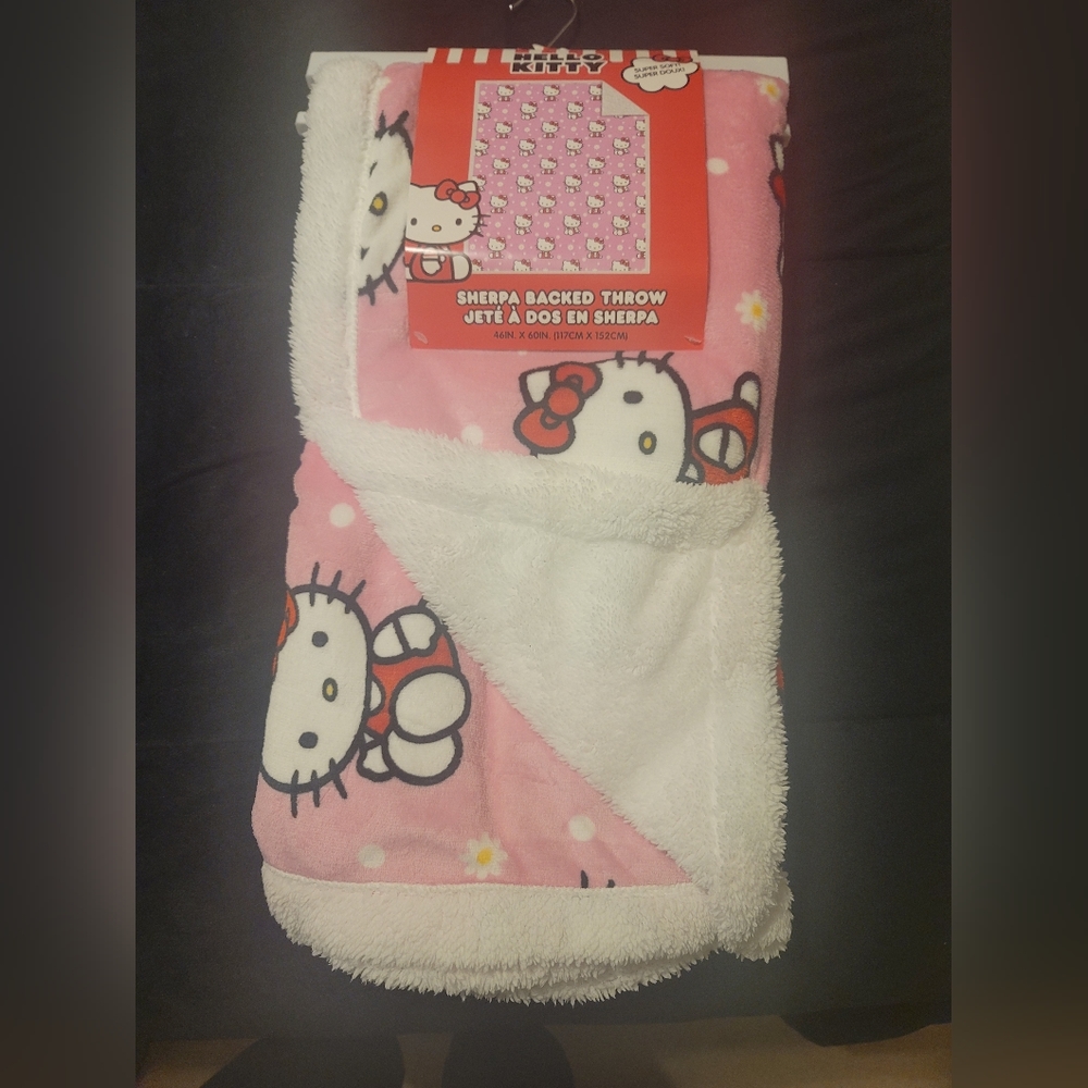 Hello Kitty Sherpa Throw